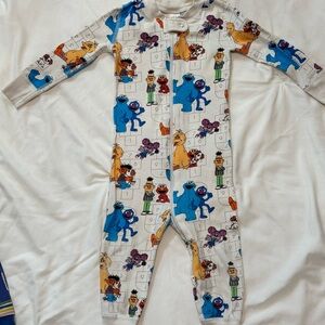 Hanna Andersson Sesame Street workshop Print Pajamas